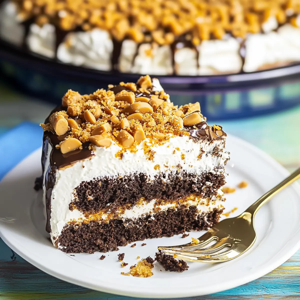 Butterfinger Bomb Cake