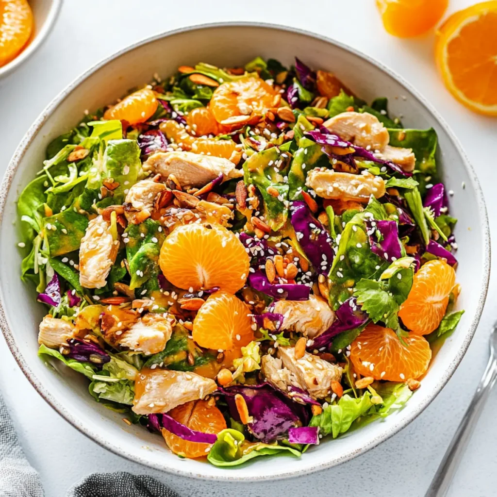 Mandarin Orange Chicken Salad