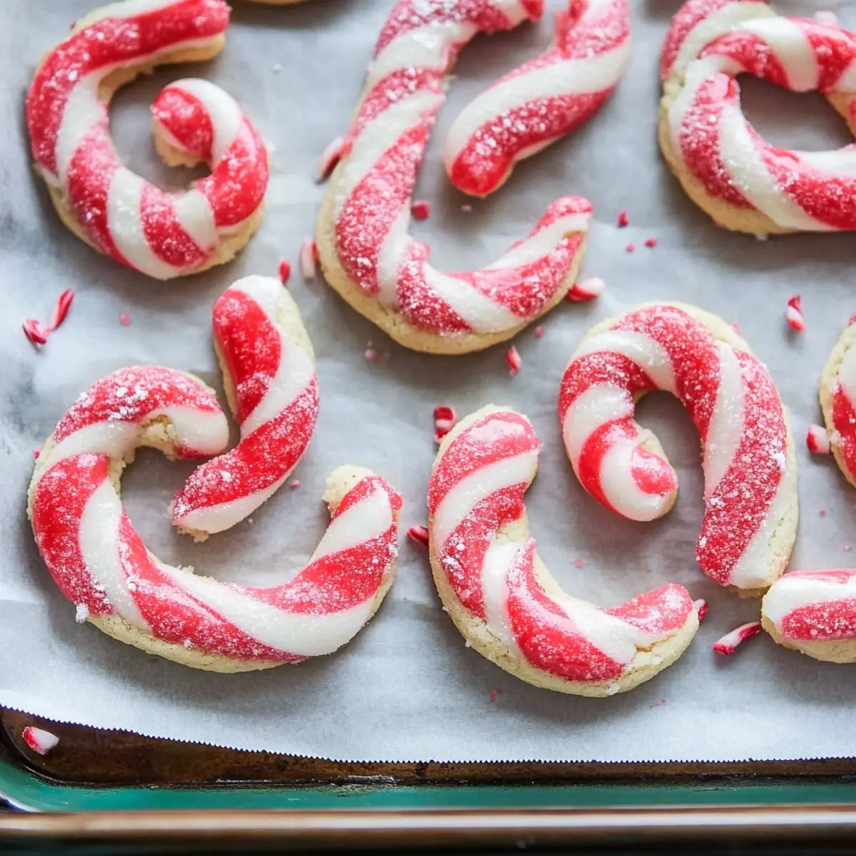 Candy Cane Cookies