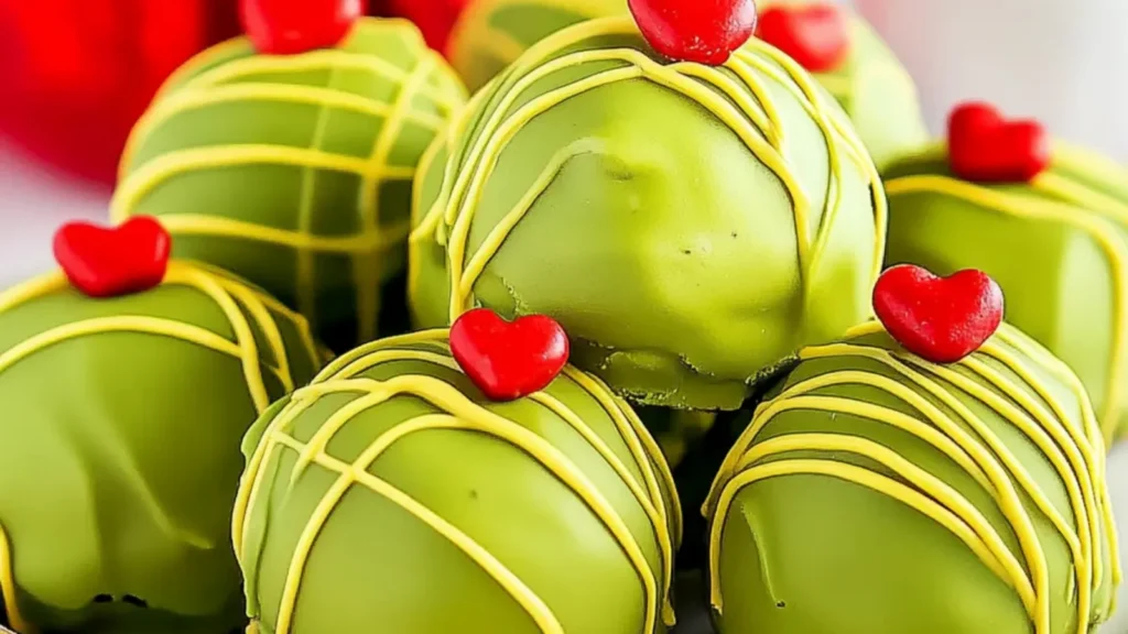 Grinch Oreo Truffles