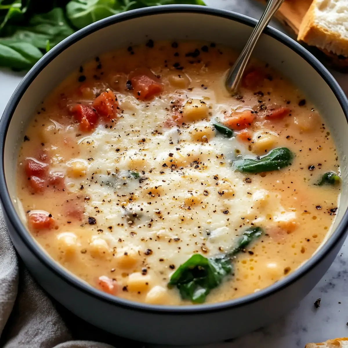 Tuscan Parmesan Cream Soup