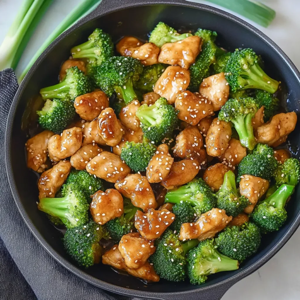 Honey Sesame Chicken and Broccoli