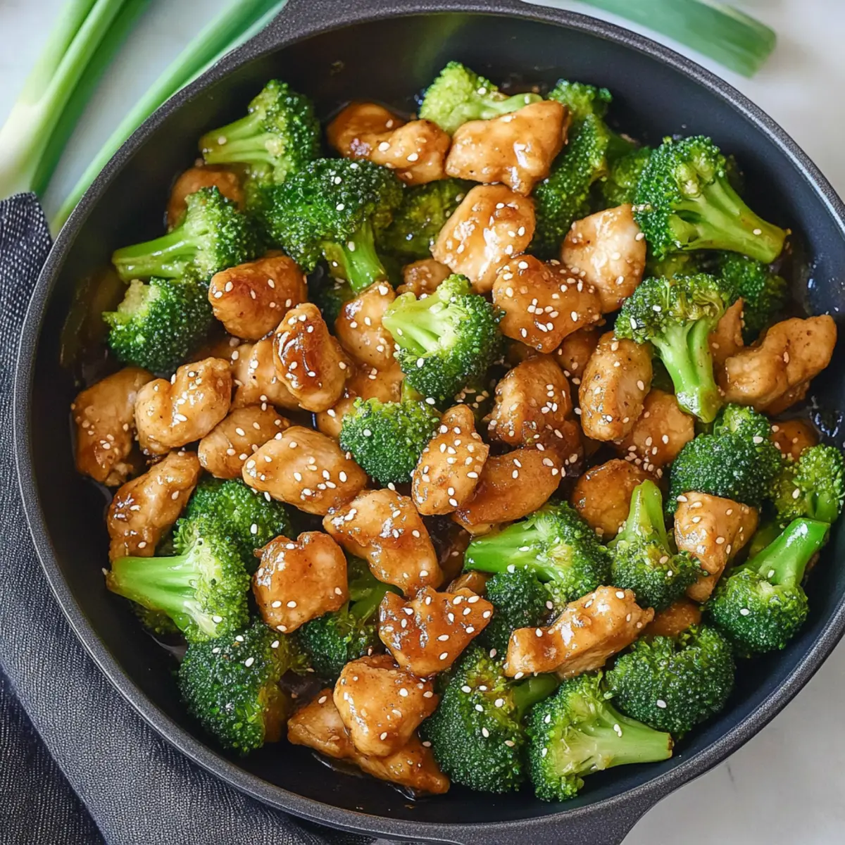 Honey Sesame Chicken and Broccoli