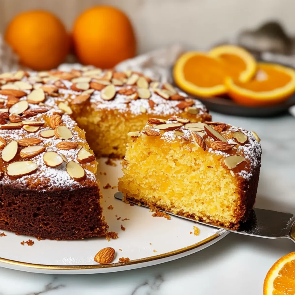 Italian Almond & Orange Cake