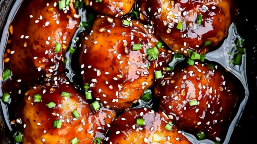 Crockpot Honey Garlic Chicken