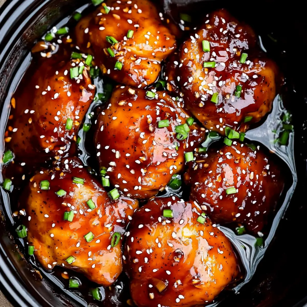 Crockpot Honey Garlic Chicken