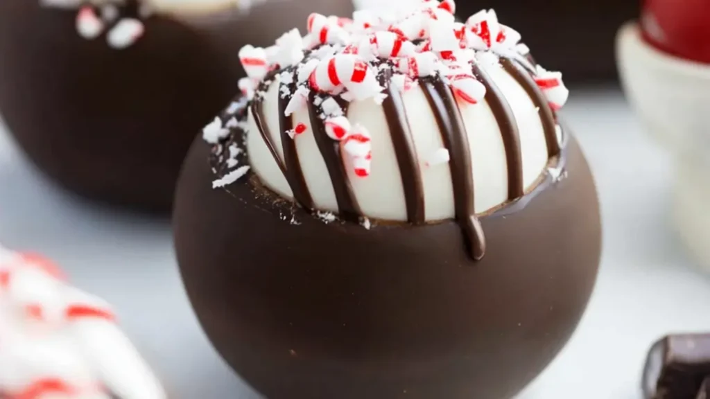 Peppermint Hot Cocoa Bomb Cups