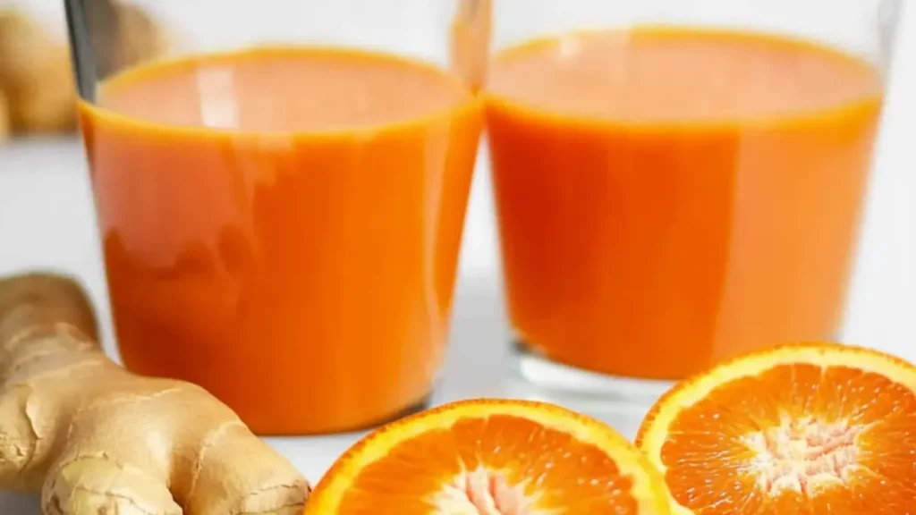 Carrot Juice with Orange and Ginger