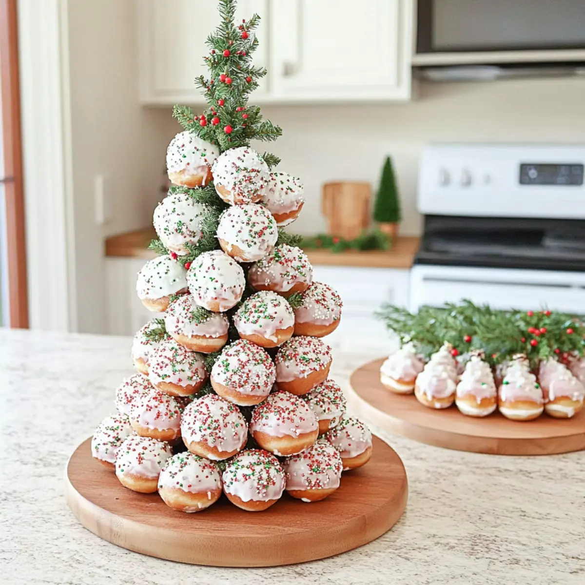 Holiday Donut Christmas Tree