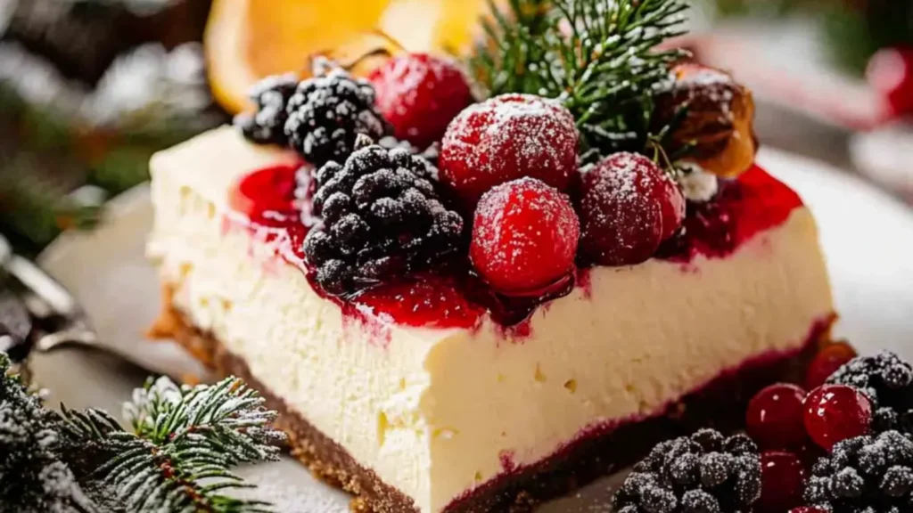 Christmas Cheesecake