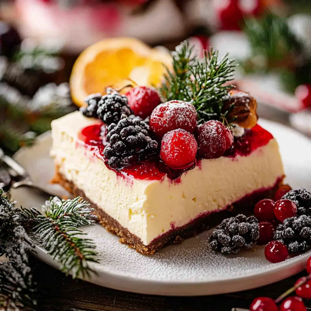 Christmas Cheesecake