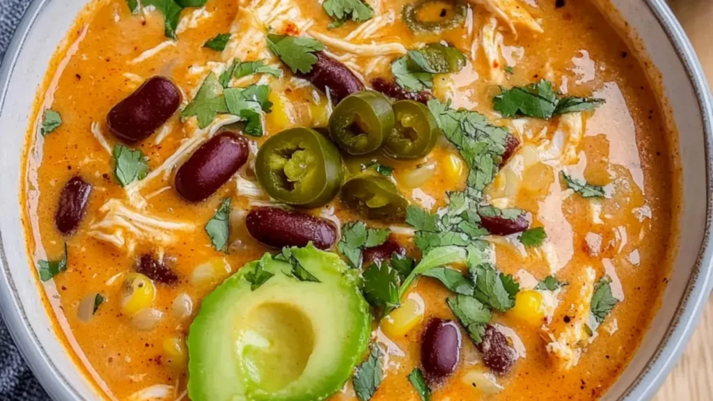 Creamy Chicken Enchilada Soup