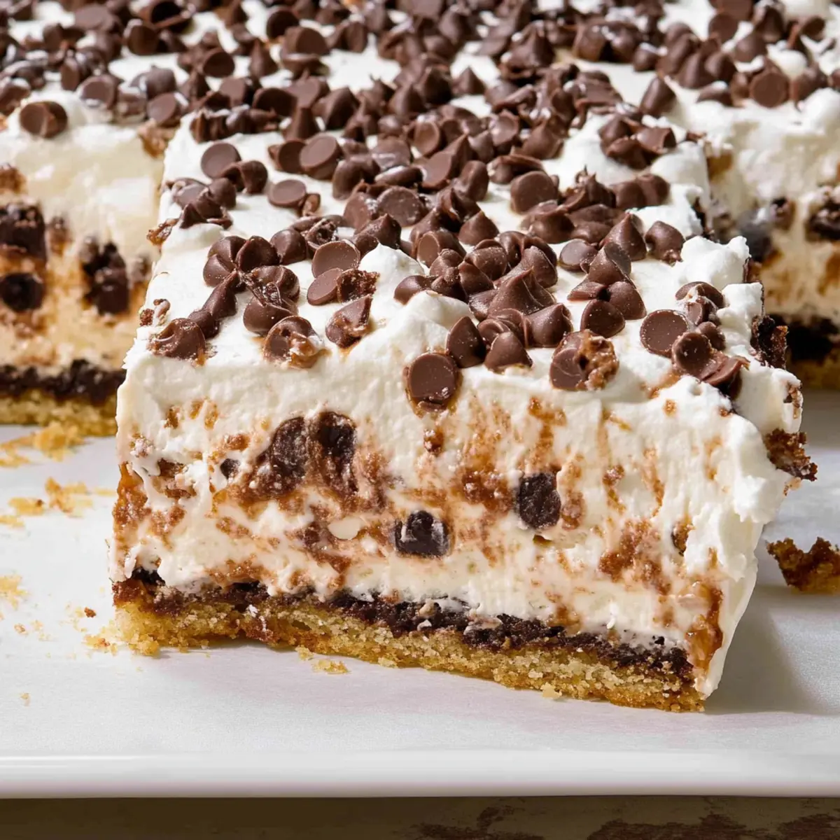 No Bake Cannoli Cake