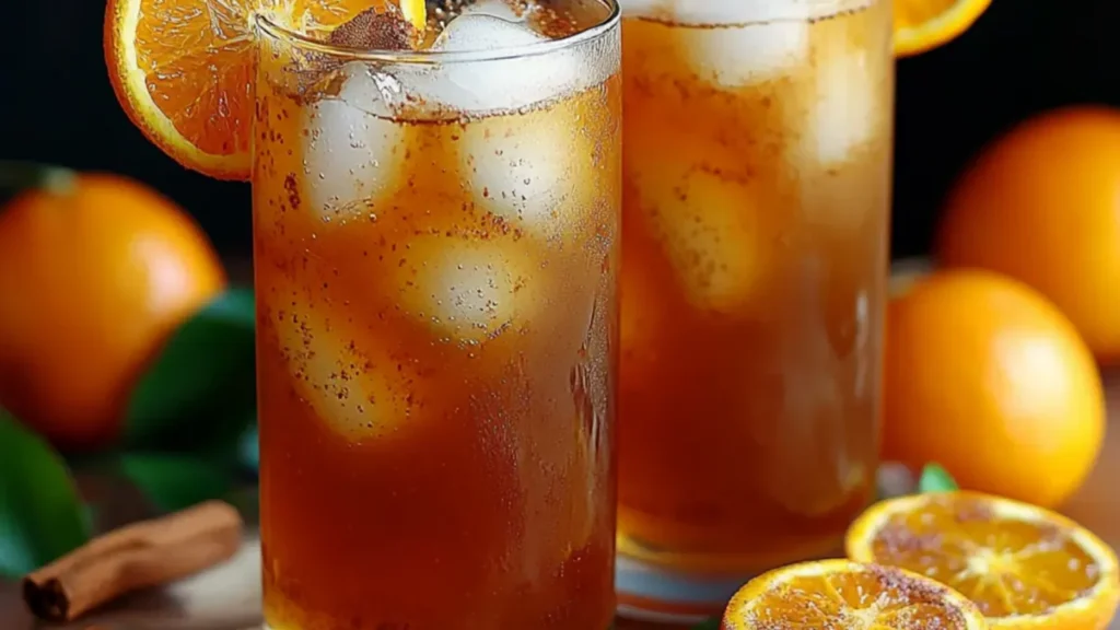 Easy Orange Cinnamon Iced Tea