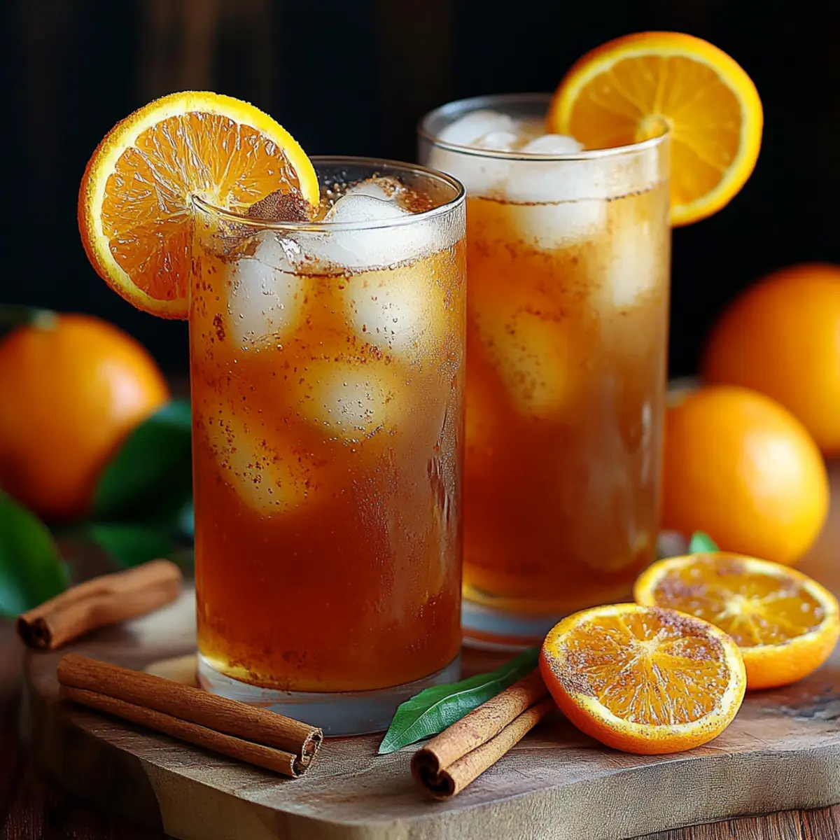 Easy Orange Cinnamon Iced Tea