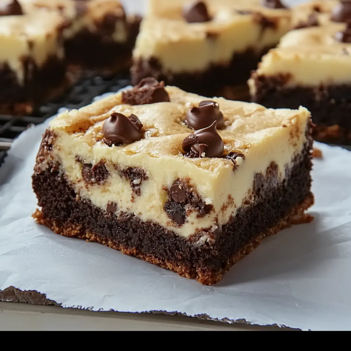 Cookie Box Brownie Cheesecake