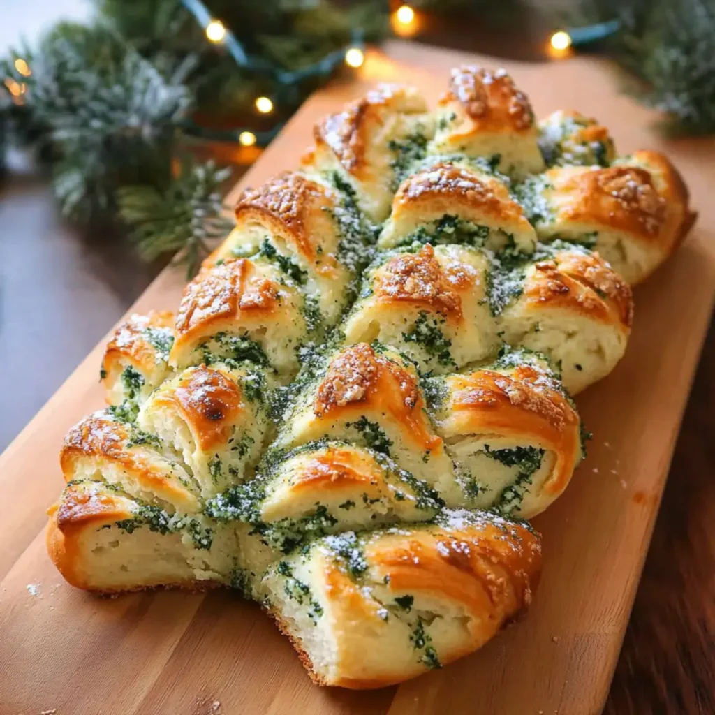 Christmas Tree Pull Apart Bread