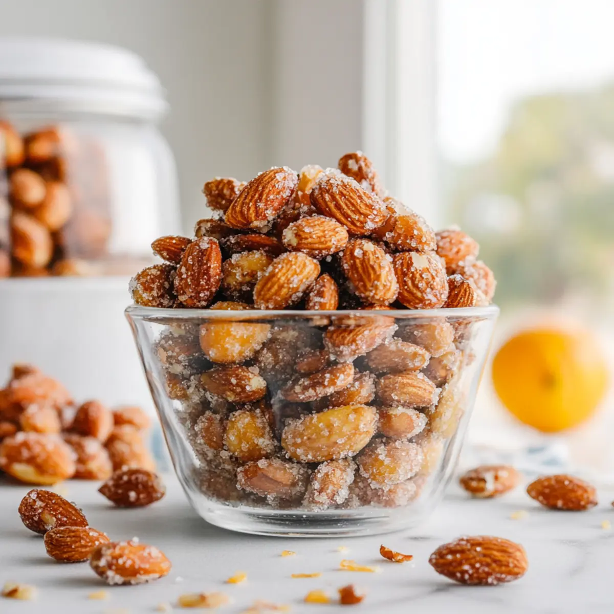 Orange Candied Almonds