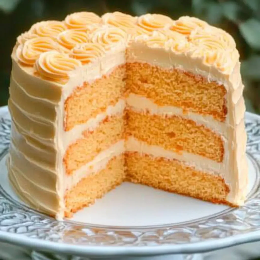 Orange Velvet Cake with Cream Cheese Frosting