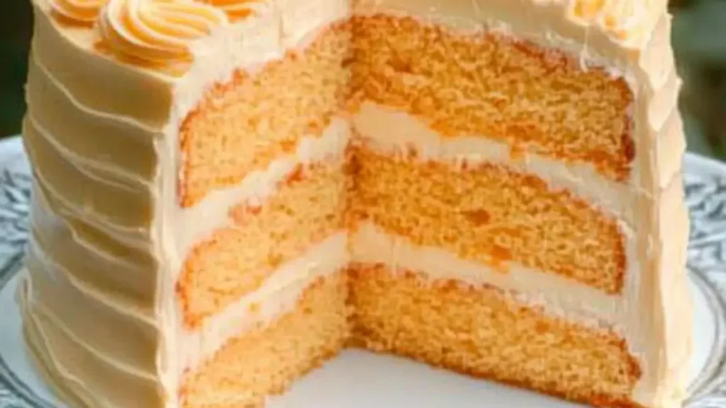 Orange Velvet Cake with Cream Cheese Frosting