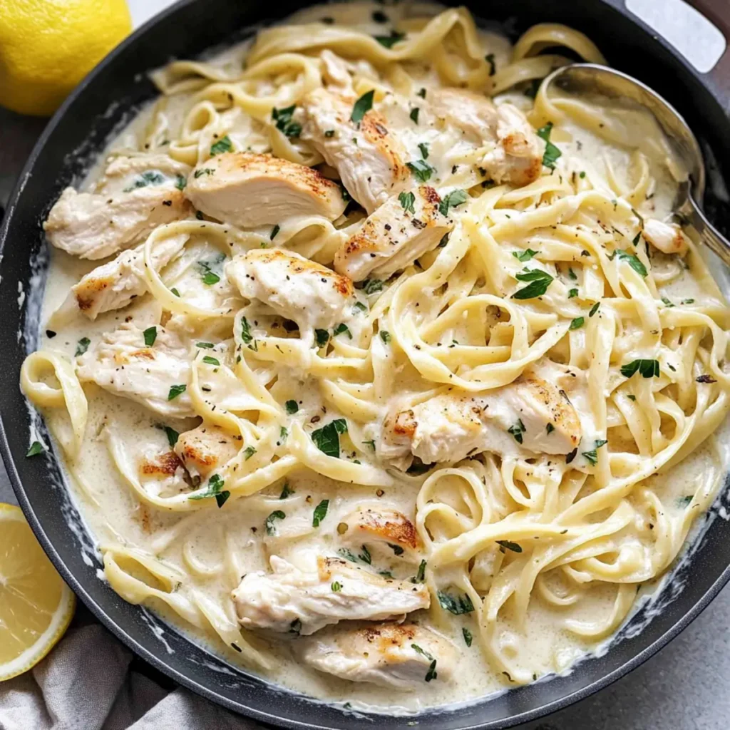Homemade Chicken Alfredo