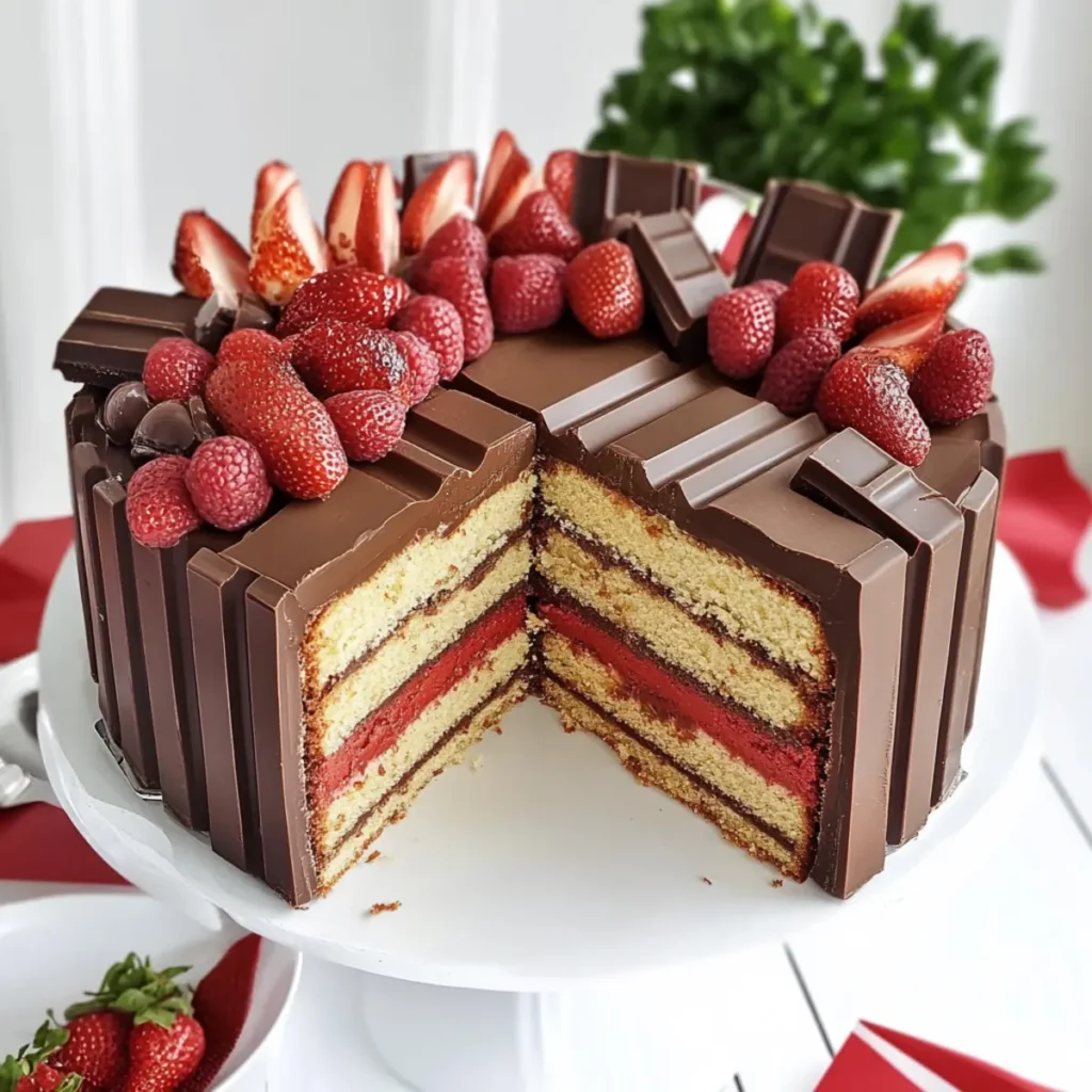 Kit Kat Cake