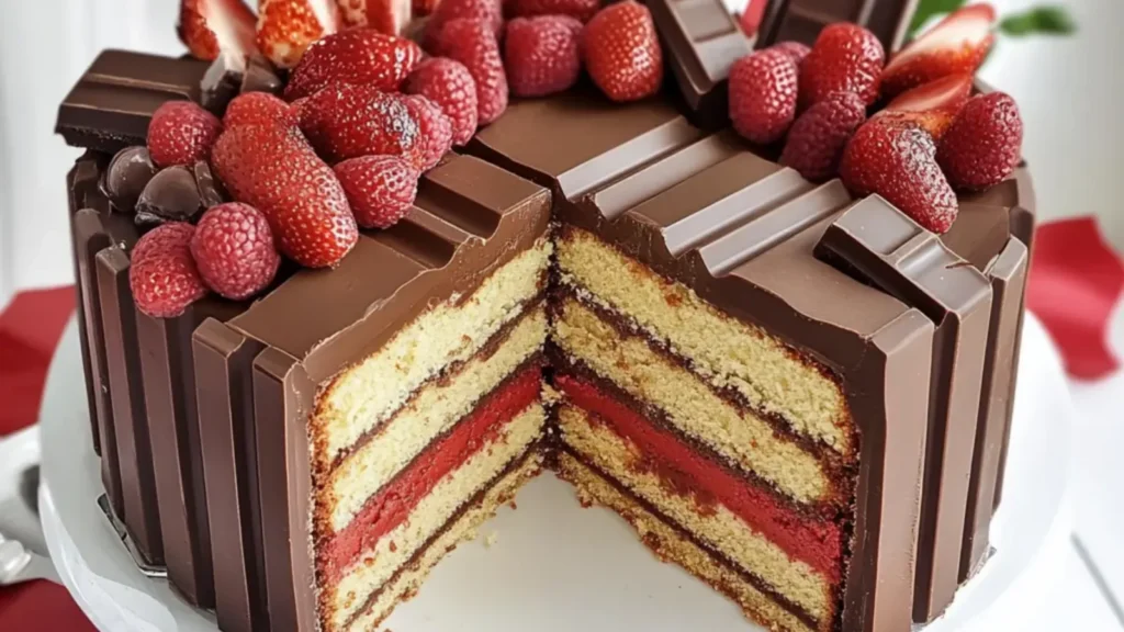 Kit Kat Cake