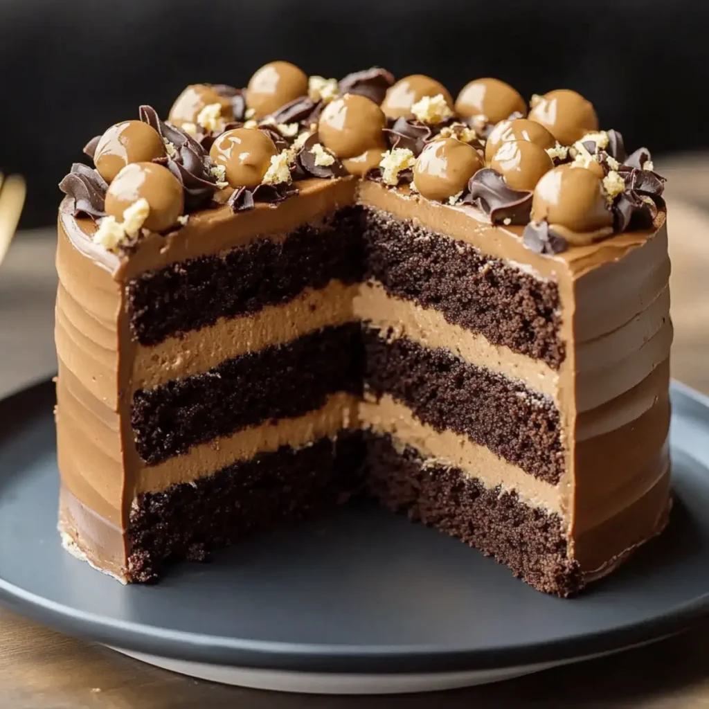 Peanut Butter Chocolate Layer Cake