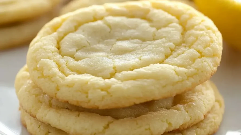 Soft & Chewy Lemon Cookies