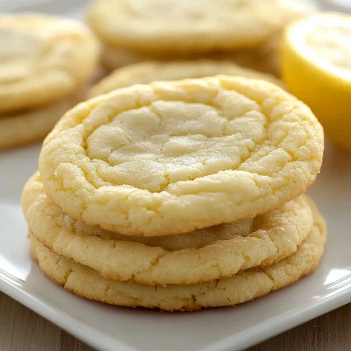 Soft & Chewy Lemon Cookies