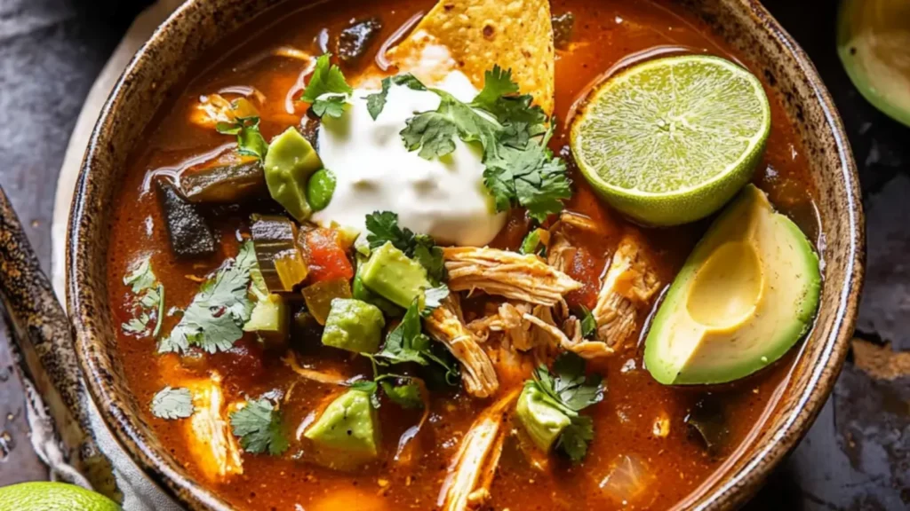 Poblano Chicken Tortilla Soup