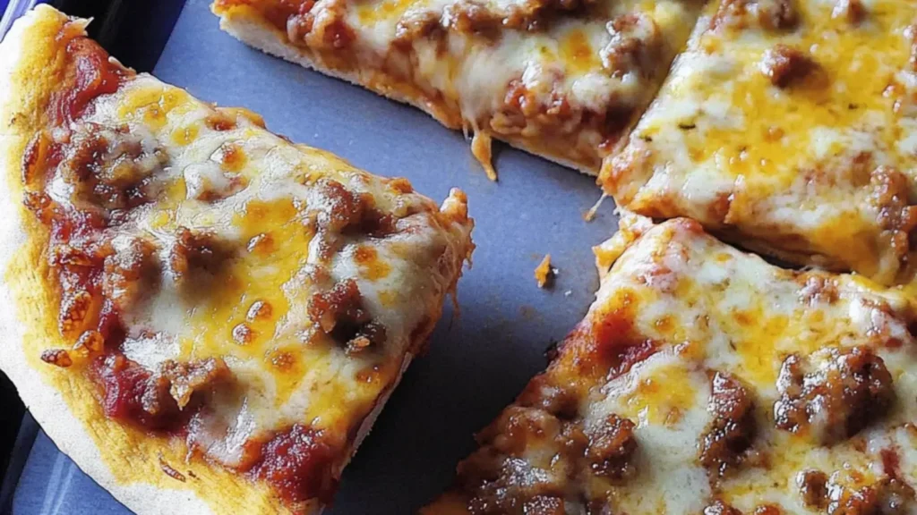 School Cafeteria Pizza