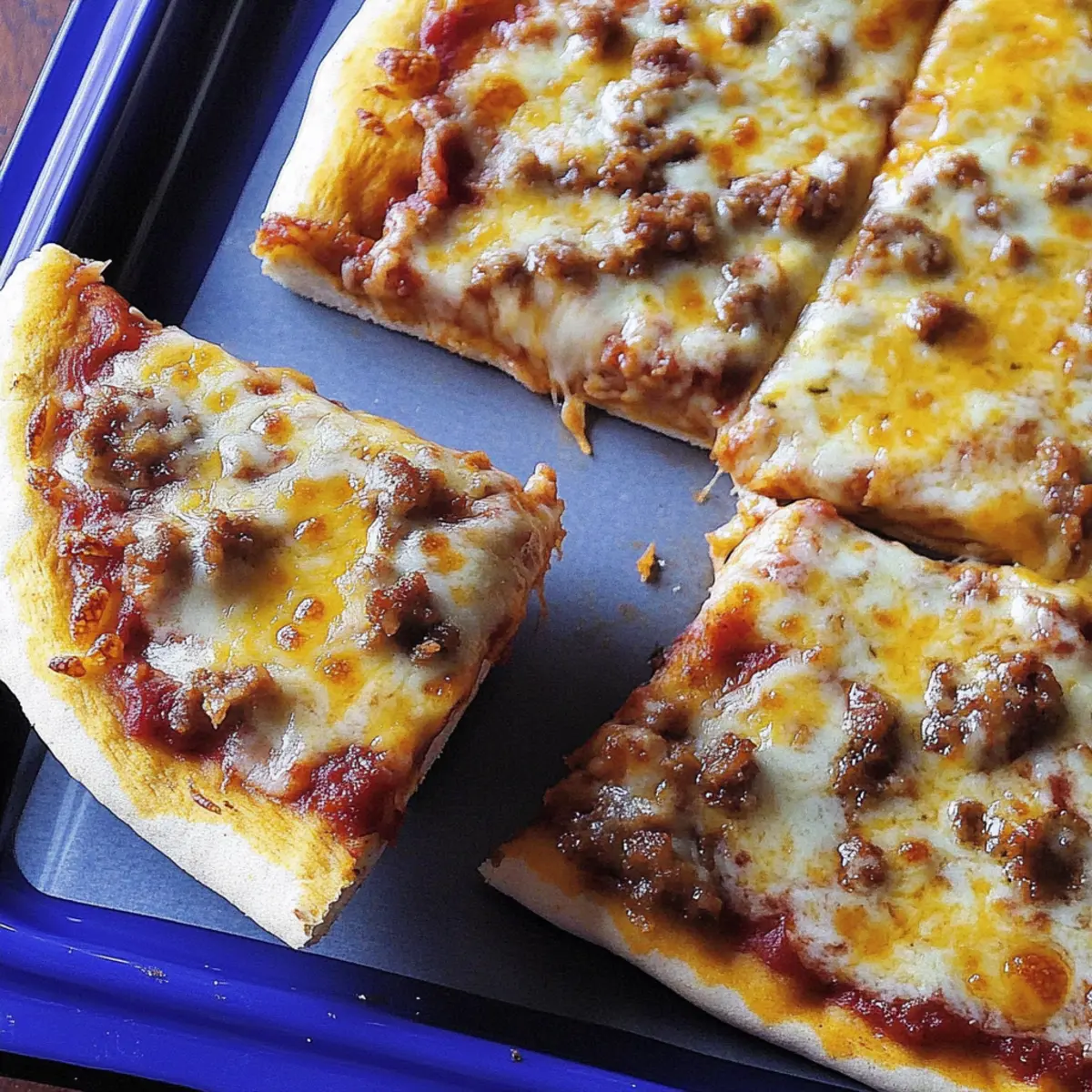 School Cafeteria Pizza