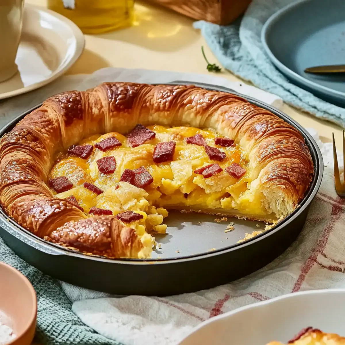 Croissant Breakfast Pie