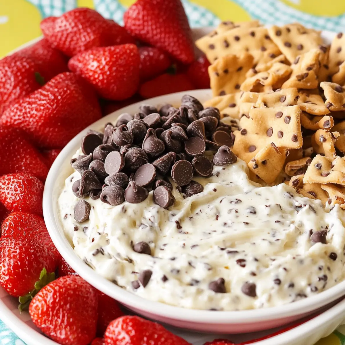 Chocolate Chip Cheesecake Dip