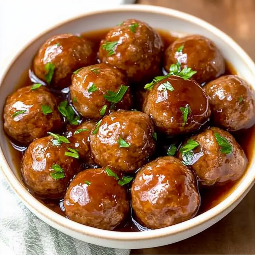 Grape Jelly Meatballs