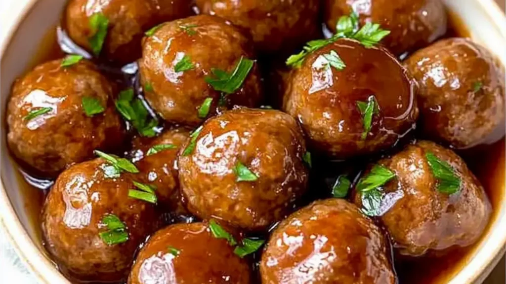 Grape Jelly Meatballs
