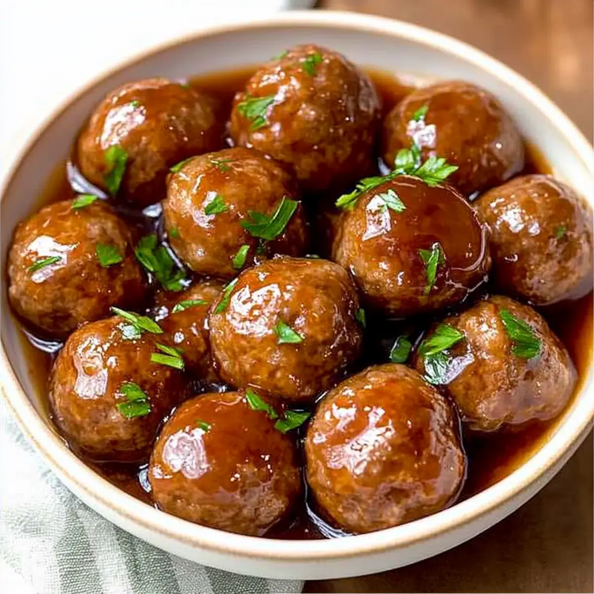 Grape Jelly Meatballs