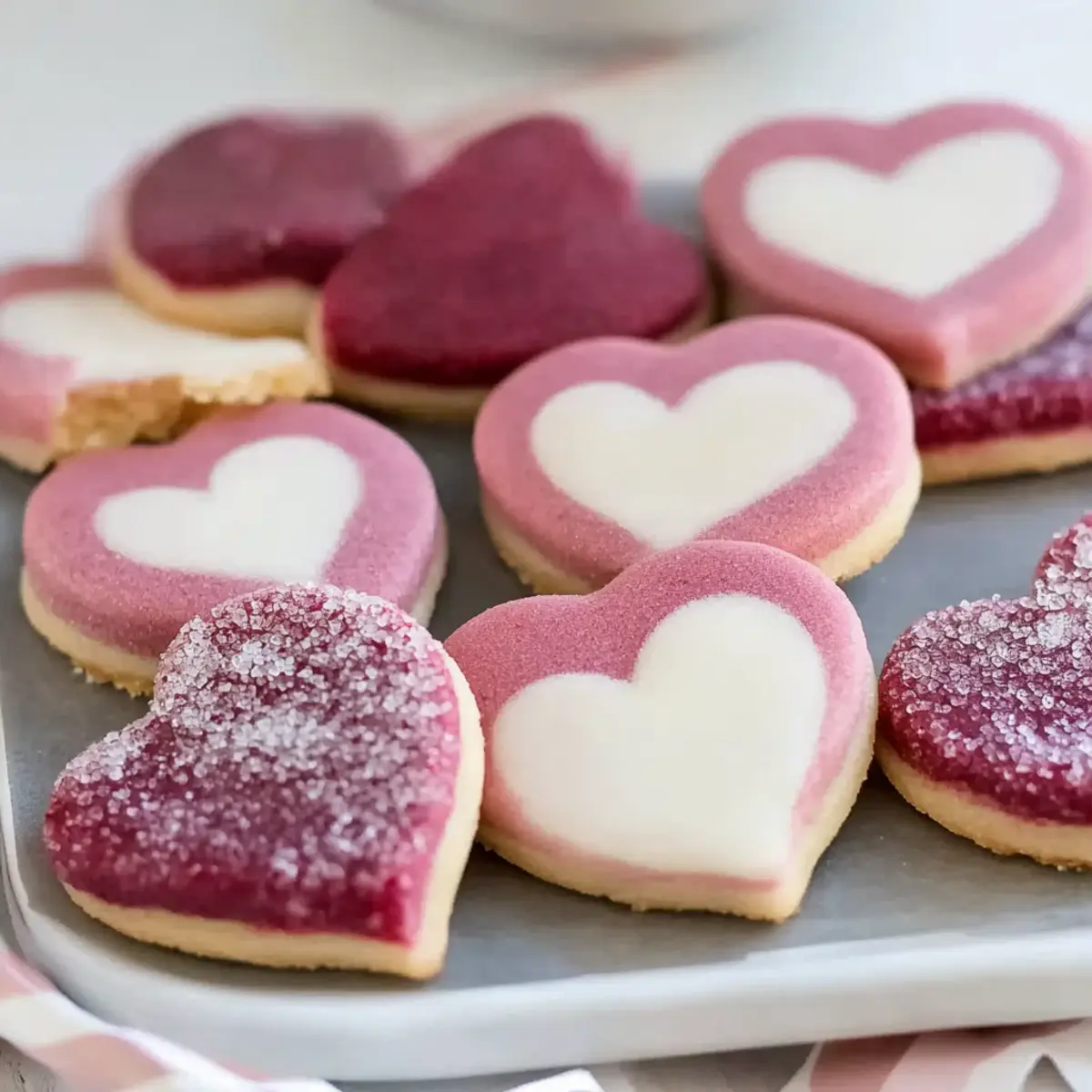 Valentine’s Raspberry Sugar Cookies