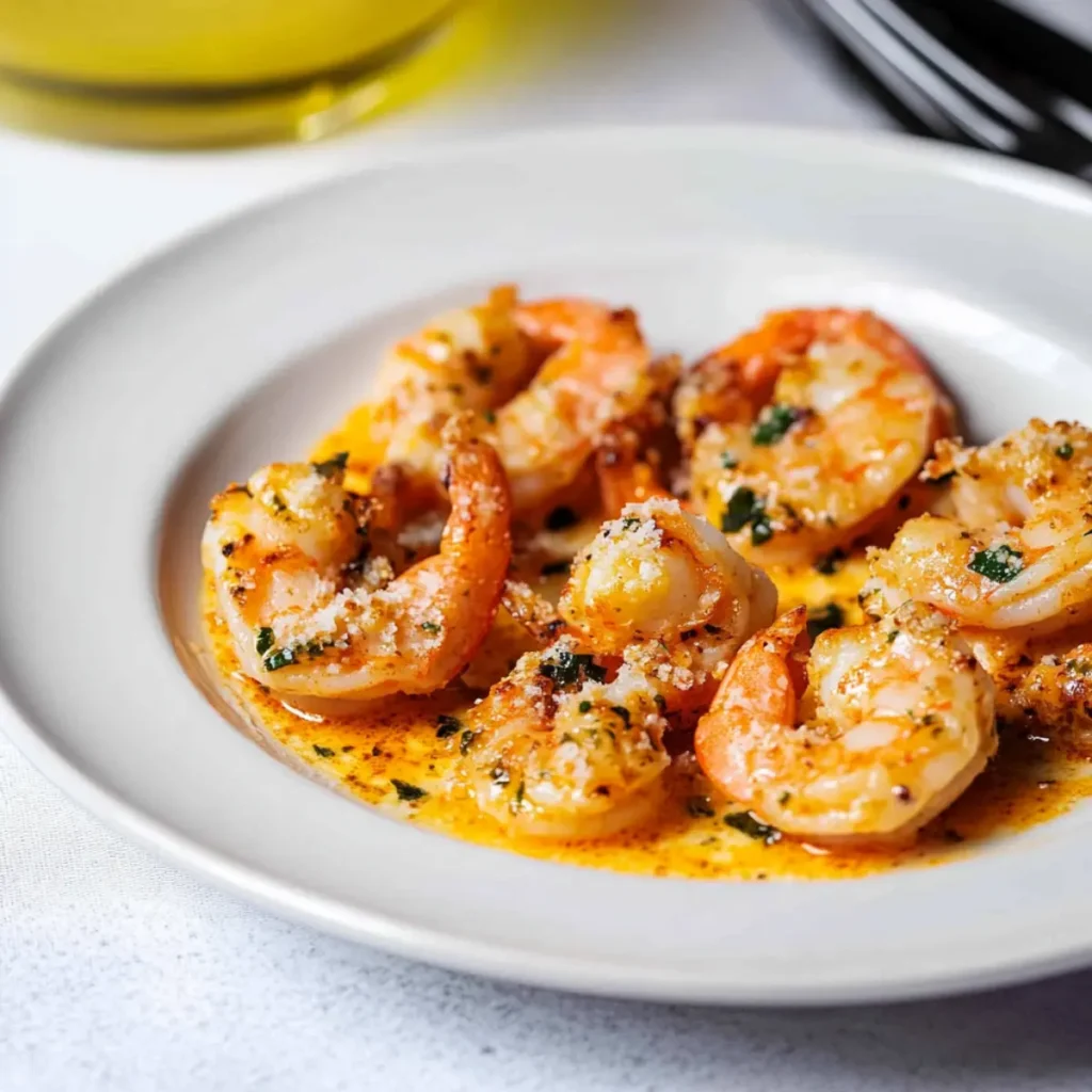 Baked Garlic Parmesan Shrimp