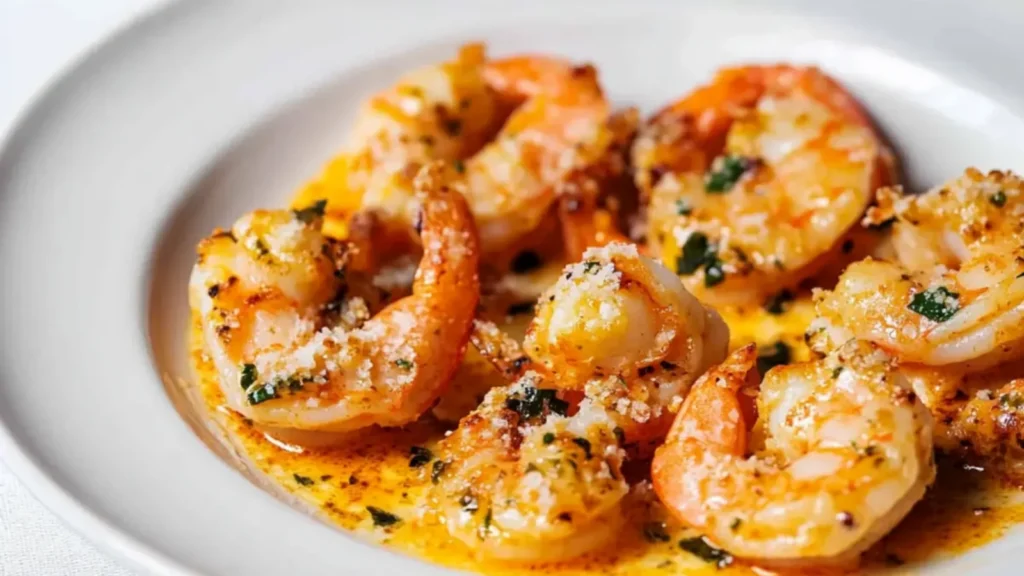 Baked Garlic Parmesan Shrimp