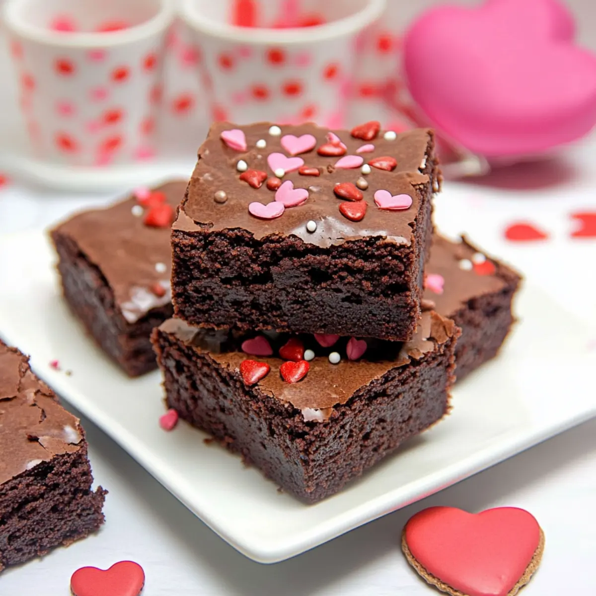 Valentine’s Festive Brownies