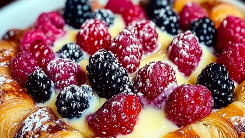 Berries and Cream Croissant