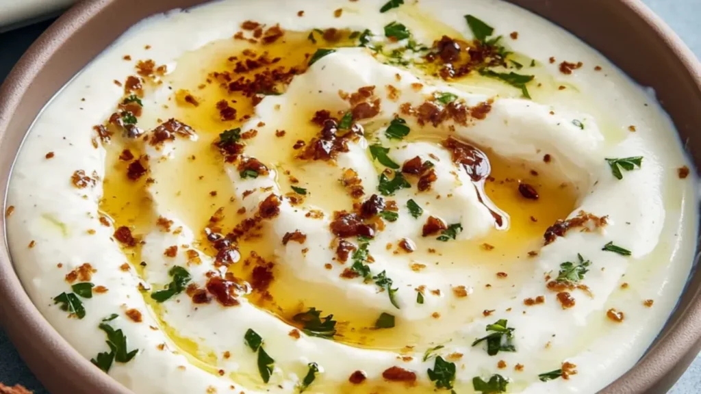 Valentine’s Ricotta Dip with Hot Honey