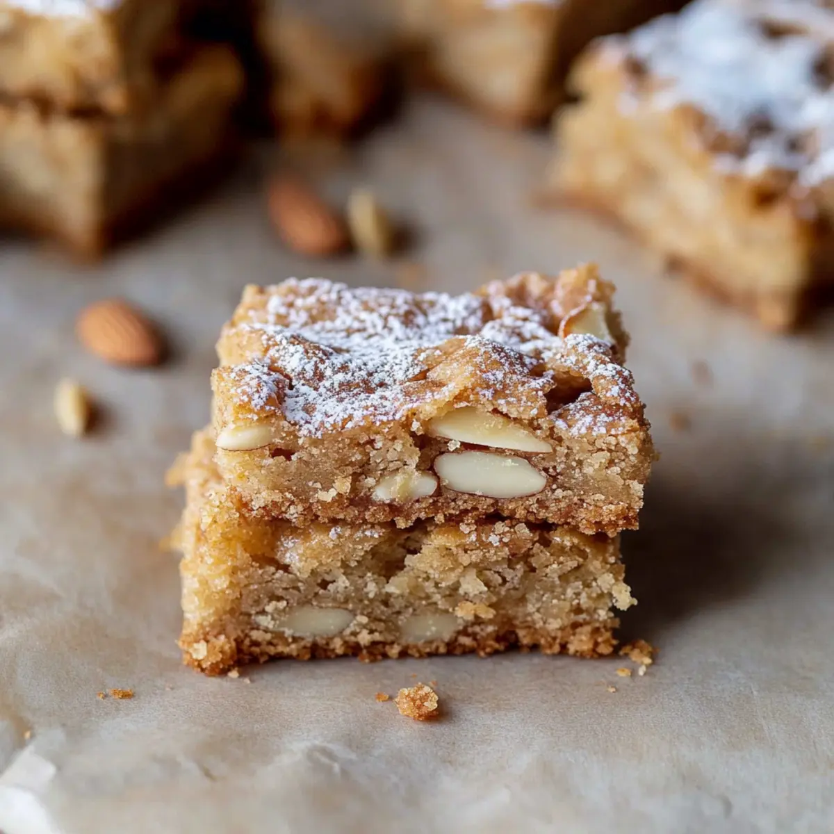 Almond Croissant Blondies