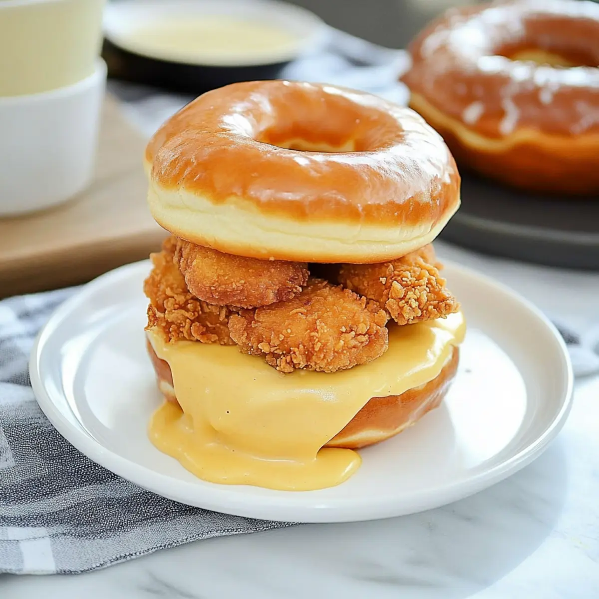 Donut Chicken Sandwich