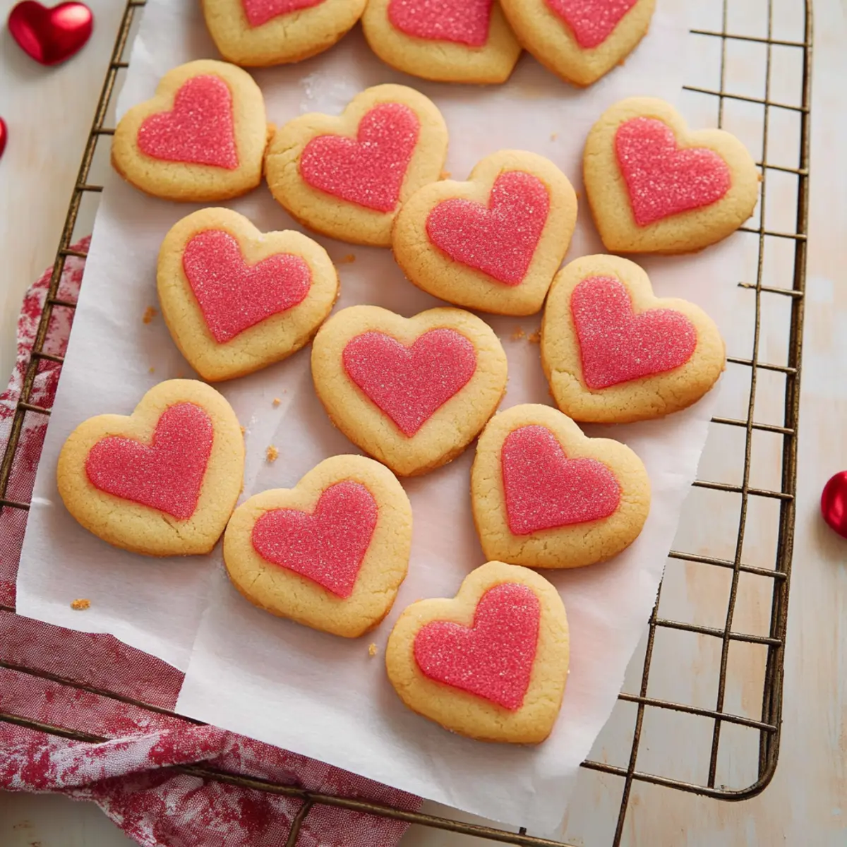Valentine’s Heart Sugar Cookies