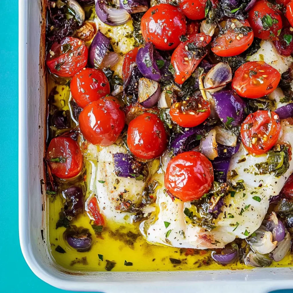 Mediterranean Baked Fish