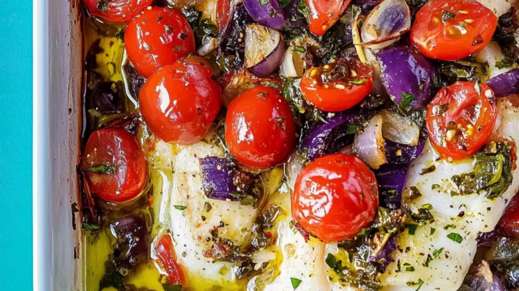 Mediterranean Baked Fish