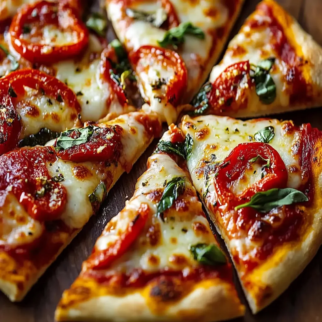 Calabrian Chili Roasted Red Pepper Pizza